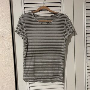Striped Short Sleeve American Eagle Tee